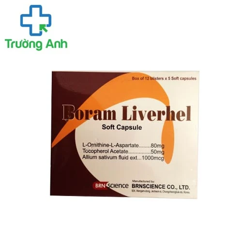 Boram Liverhel - Thuốc điều trị các bệnh lý ở gan hiệu quả