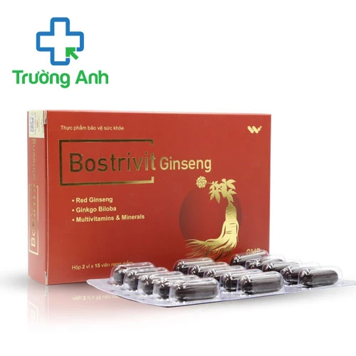 Bostrivit Ginseng (30 viên) - Hỗ trợ bổ sung vitamin và khoáng chất