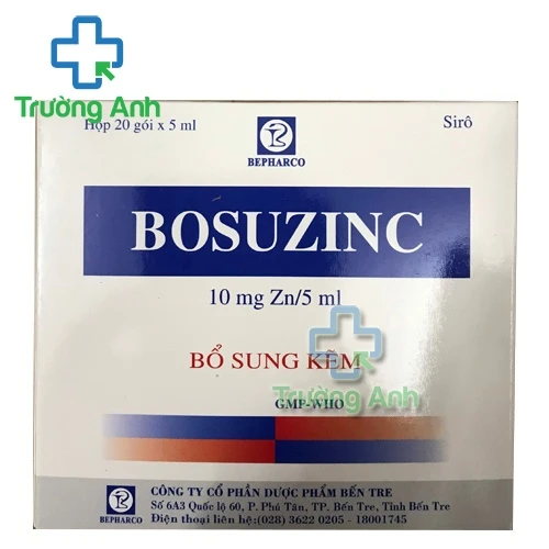 Bosuzinc (gói 5ml) - Siro bổ sung Kẽm hiệu quả cho cơ thể
