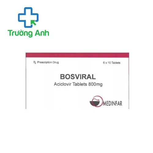 Bosviral - Thuốc điều trị nhiễm herpes simplex hiệu quả của Bồ Đào Nha