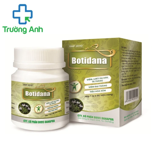 Botidana - Thuốc điều trị viêm loét dạ dày, tá tràng hiệu quả
