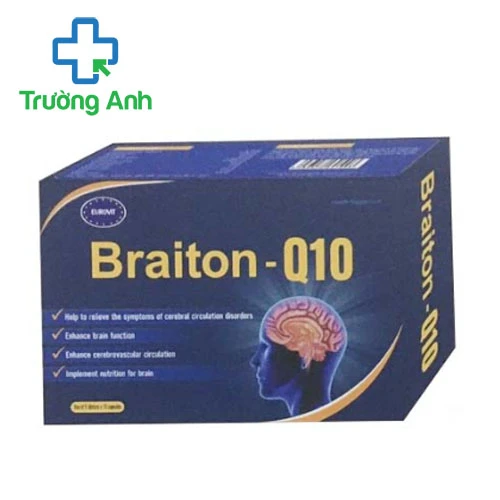 Braiton-Q10 Medistar - Hỗ trợ tăng cường tuần hoàn máu não hiệu quả