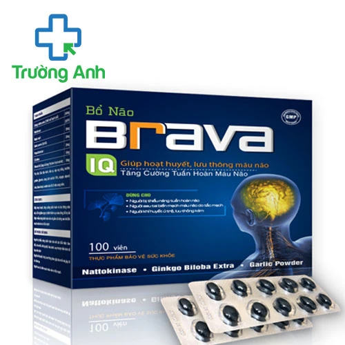 Bổ não Brava iQ (vỉ) - Tăng cường tuần hoàn máu não hiệu quả