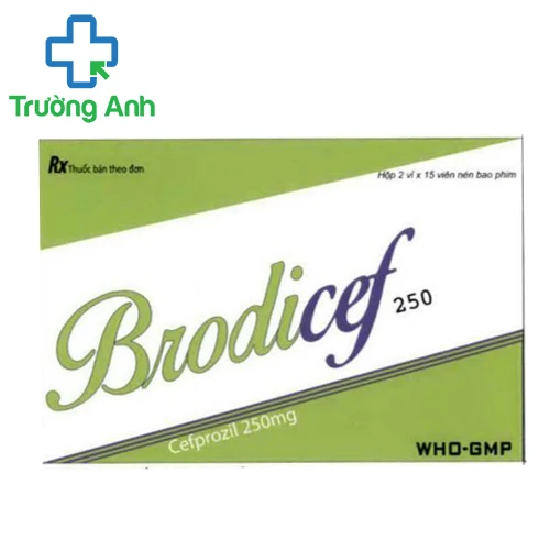 Brodicef 250 - Thuốc điều trị nhiễm khuẩn đường hô hấp hiệu quả