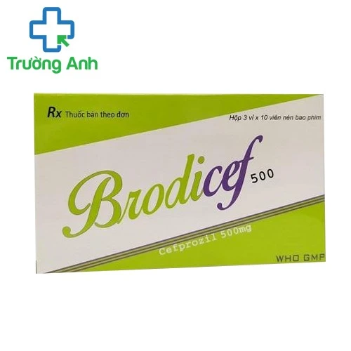 Brodicef 500mg - Thuốc điều trị nhiễm khuẩn đường hô hấp hiệu quả