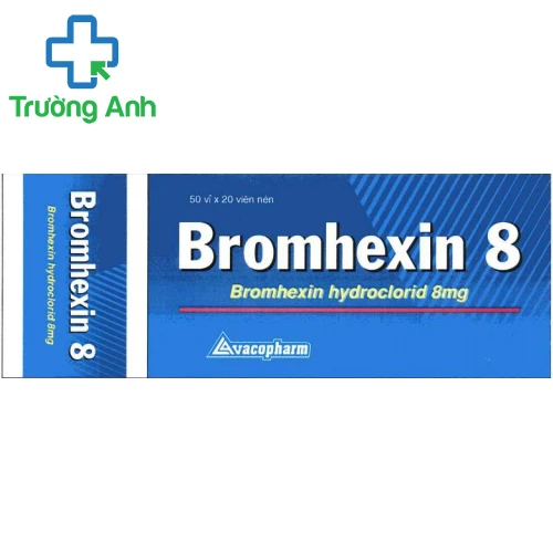 Bromhexin 8 Vacopharm - Thuốc điều trị viêm phế quản hiệu quả