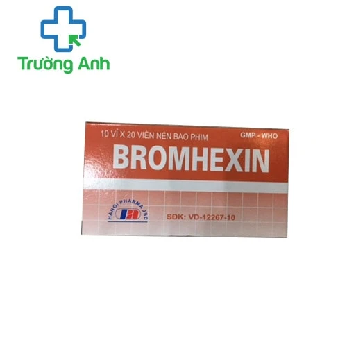 Bromhexin 8mg Hà Nội - Thuốc điều trị rối loạn hô hấp