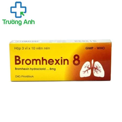Bromhexin 8mg DHG  - Thuốc điều trị viêm phổi hiệu quả