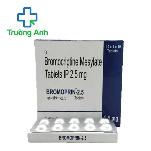 Bromoprin 2.5mg Johnlee Pharma - Thuốc điều trị chứng tăng Prolactin máu hiệu quả