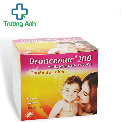 Broncemuc 200 OPV - Thuốc điều trị rối loạn tiết dịch phế quản