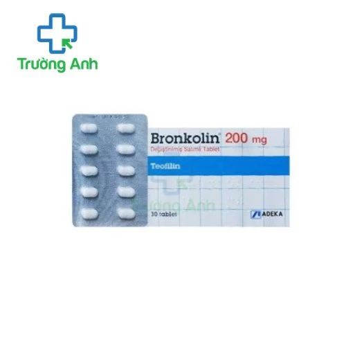 Bronkolin 200mg Adeka - Thuốc điều trị hen phế quản