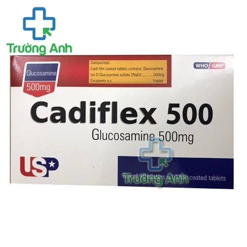 Cadiflex 500 USP (vỉ) -Thuốc điều trị thoái hóa xương khớp hiệu quả