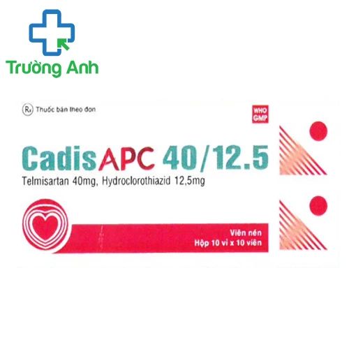 CADISAPC 40/12.5 - Thuốc điều trị tăng huyết áp ở người lớn hiệu quả