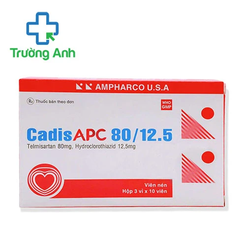 CadisAPC 80/12.5 Ampharco USA - Thuốc điều trị tăng huyết áp