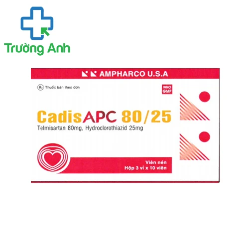 CADISAPC 80/25 - Thuốc điều trị tăng huyết áp hiệu quả