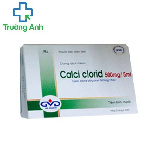 Calci clorid 500mg/ 5ml MD Pharco - Giúp bổ sung calci hiệu quả