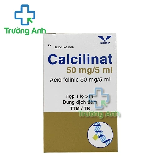 Calcilinat 50mg/5ml Bidipharm - Thuốc giảm độc tính, giải độc hiệu quả