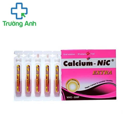 Calcium Nic Extra 5ml - Thực phẩm bổ sung vitamin và khoáng chất hiệu quả