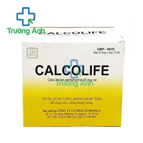Calcolife-Thuốc bổ sung calci hiệu quả