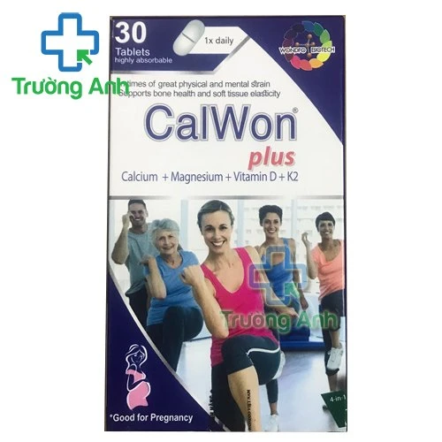 Calwon Plus Wondfo - Hỗ trợ bổ sung canxi vitamin K2 hiệu quả