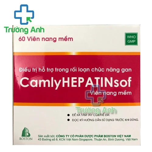 CamlyHepatinsof - Thuốc điều trị rối loạn chức năng gan hiệu quả