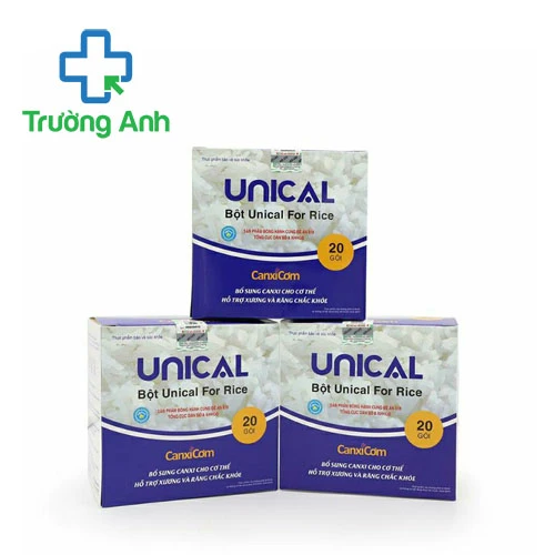 Canxi Cơm Unical For Rice (Hộp 20 gói) - Bổ sung canxi