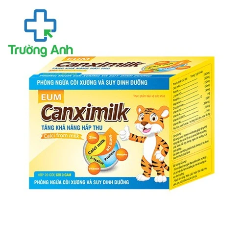 EUM Canximilk - Giúp phòng ngừa còi xương và suy dinh dưỡng hiệu quả