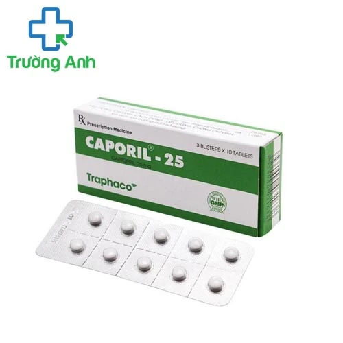 Caporil 25mg - Thuốc điều trị huyết áp cao hiệu quả của Traphaco