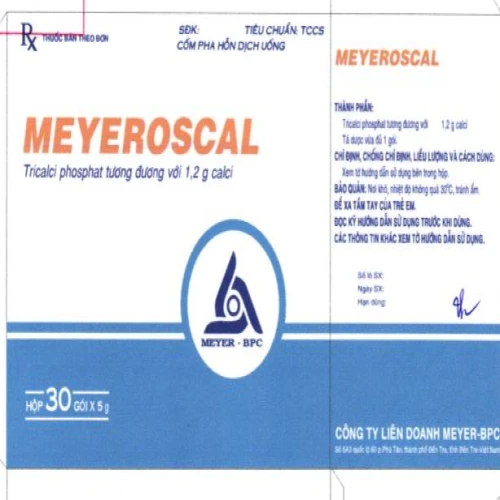 Meyeroscal - Thuốc hỗ trợ điều trị loãng xương hiệu quả