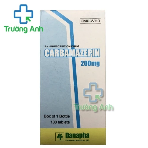 Carbamazepin 200mg danapha - Thuốc trị động kinh hiệu quả