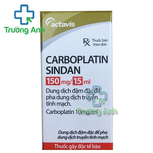 Carboplatin sindan 150mg/15ml - Thuốc điều trị ung thư hiệu quả của Actavis