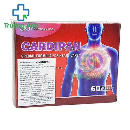 Cardipan Pharmaxx - Hỗ trợ ngăn ngừa bệnh tim mạch, huyết áp
