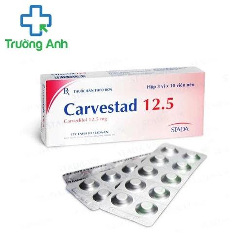 Carvestad 12,5 Stada - Thuốc điều trị huyết áp cao hiệu quả
