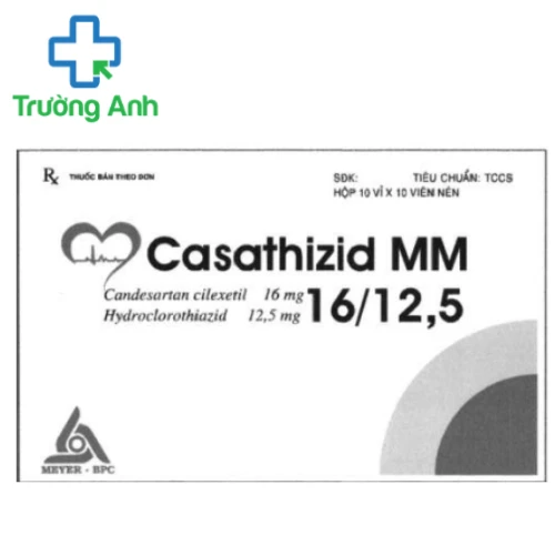 Casathizid MM 16/12,5 - Thuốc điều trị tăng huyết áp của Meyer - BPC