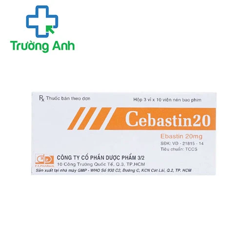 Cebastin 20 - Thuốc điều trị viêm mũi dị ứng hiệu quả