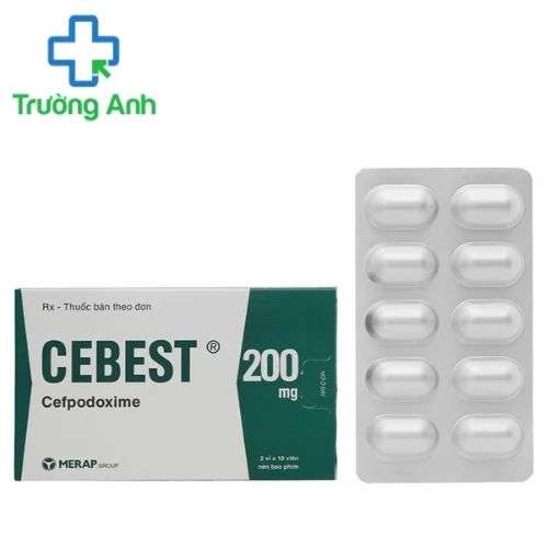 Cebest 200mg - Thuốc điều trị nhiễm khuẩn hiệu quả của Merap
