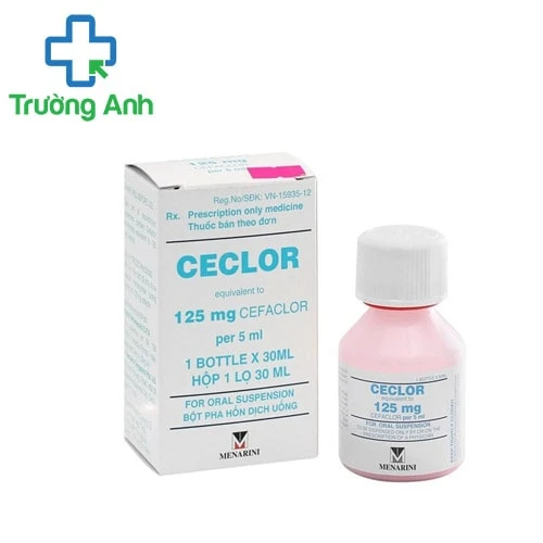 Ceclor 30ml - Thuốc điều trị nhiễm khuẩn hiệu quả của Ý