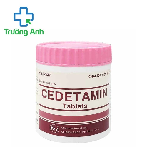 Cedetamin Khapharc (500 viên) - Thuốc điều trị viêm mũi dị ứng hiệu quả