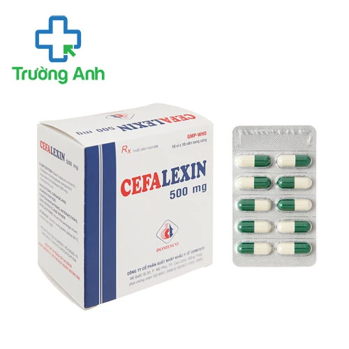 Cefalexin 500mg Domesco - Thuốc điều trị nhiễm khuẩn hiệu quả
