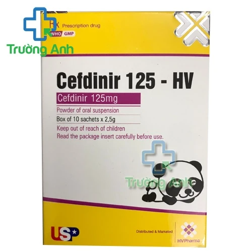 Cefdinir 125-HV USP - Thuốc điều trị nhiễm khuẩn hiệu quả
