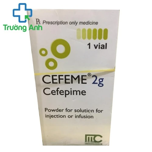 Cefeme 2g tiêm - Thuốc kháng khuẩn hiệu quả của Cyprus