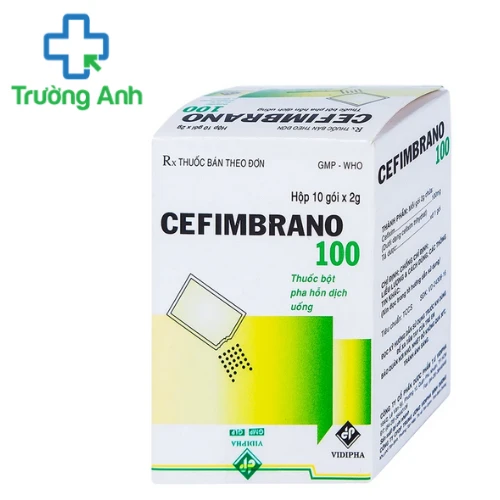 Cefimbrano 100 Vidipha -  Thuốc điều trị nhiễm khuẩn hiệu quả 