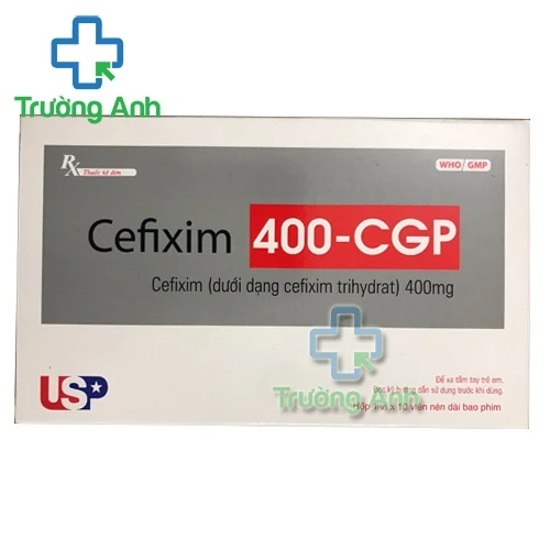 Cefixim 400-CGP USP - Thuốc điều trị nhiễm khuẩn hiệu quả
