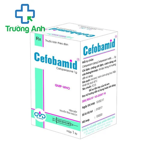 Cefobamid - Thuốc điều trị nhiễm khuẩn nặng của MD Pharco