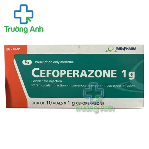 Cefoperazone 1g Imexpharm - Thuốc điều trị nhiễm khuẩn hiệu quả