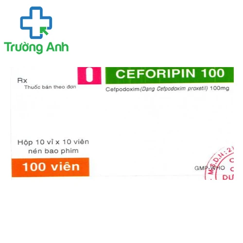 Ceforipin 100 - Thuốc điều trị nhiễm khuẩn hiệu quả