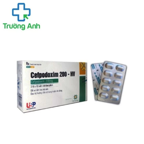 Cefpodoxim 200-HV - Thuốc kháng sinh hiệu quả của USP