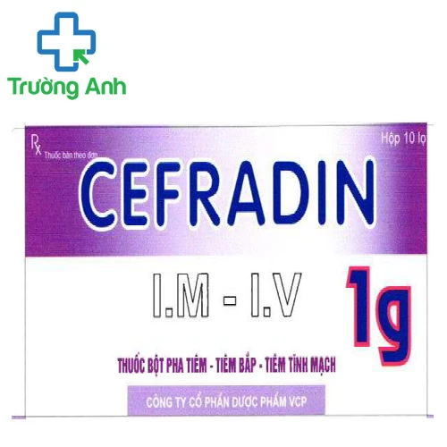 Cefradin 1g VCP - Thuốc điều trị nhiễm khuẩn hiệu quả