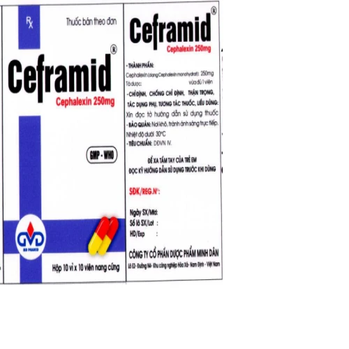 Ceframid 250 viên- Thuốc điều trị nhiễm khuẩn hiệu quả của MD Pharco