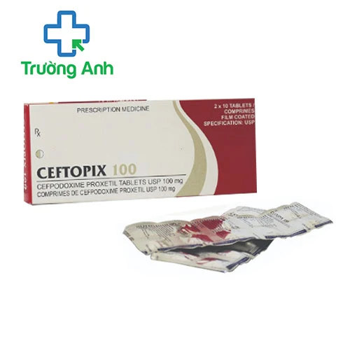 Ceftopix 100 - Thuốc điều trị nhiễm khuẩn hô hấp dưới hiệu quả của Ấn Độ